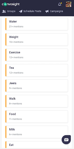 Conversation Trends feature