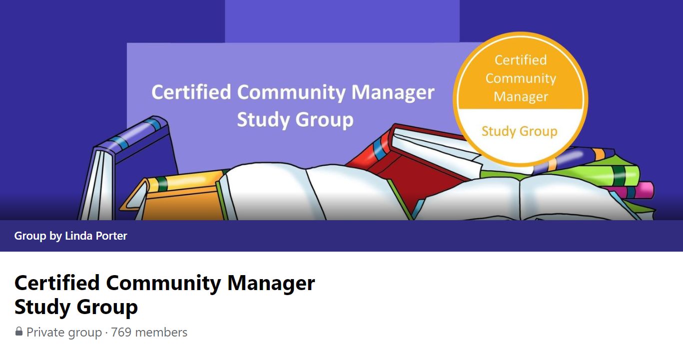 Certified community manager study group