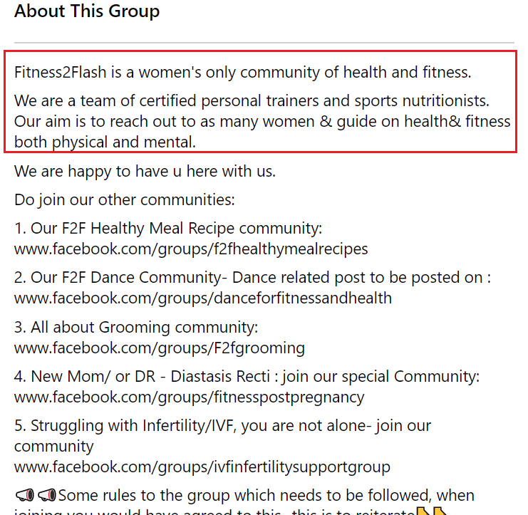 Writing Best Facebook Group Description All Details Shared