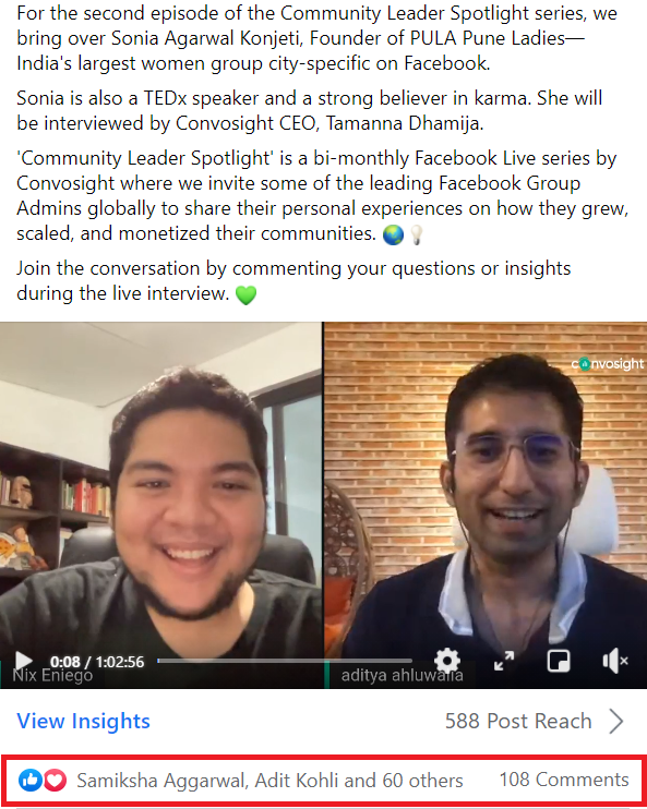 facebook group live ideas - Interview