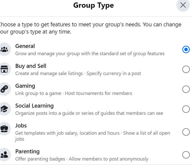 group type