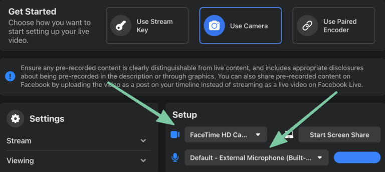 How to Live Stream In A Facebook Group