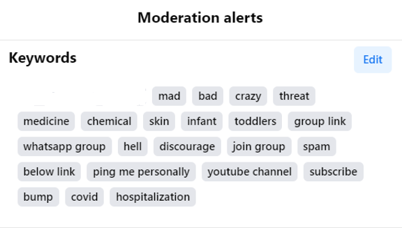 Shalu FB Keyword Alerts