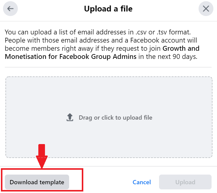 How to upload a file