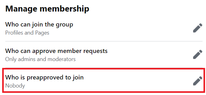 Manage Membership