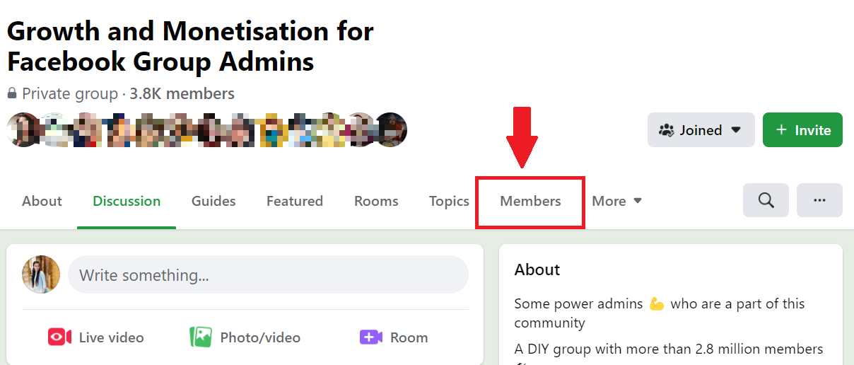 How to Find New Members in Facebook Group