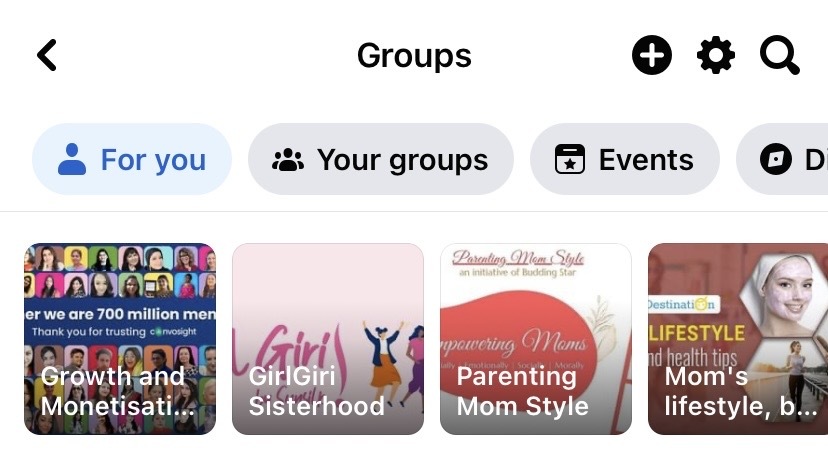 How to choose group for a post
