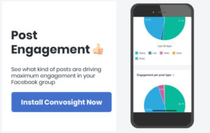 Convosight | facebook group post engagement