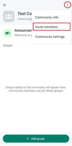 whatsapp communities, communities in whatsapp, communities on whatsapp, invite people to whatsapp communities