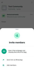 whatsapp communities, communities in whatsapp, communities on whatsapp, invite members to whatsapp community