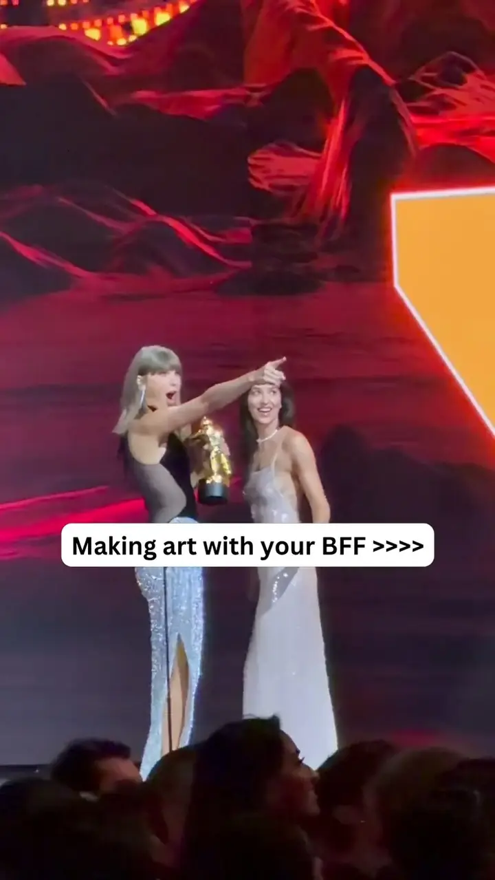 Dakota Johnson and Taylor Swift on SNL
